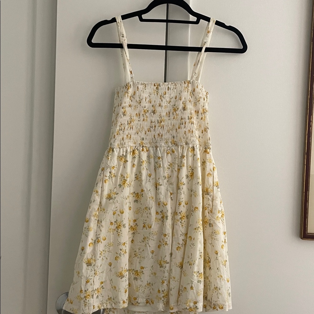 Trixxi Yellow Floral Print Dress NWT - Picture 6 of 7